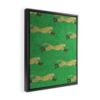 Florence the Cowgirl Cheetah Framed Canvas Print Gallery Image 2