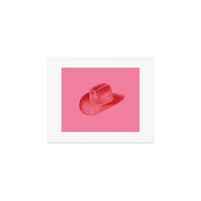 Red Stetson Art Print Gallery Image 1