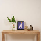 Snow Leopard Framed Canvas Print Gallery Image 4
