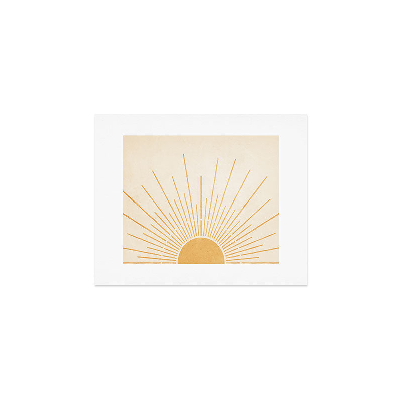 Boho Sun no. 5 Yellow Art Print Gallery Image 1