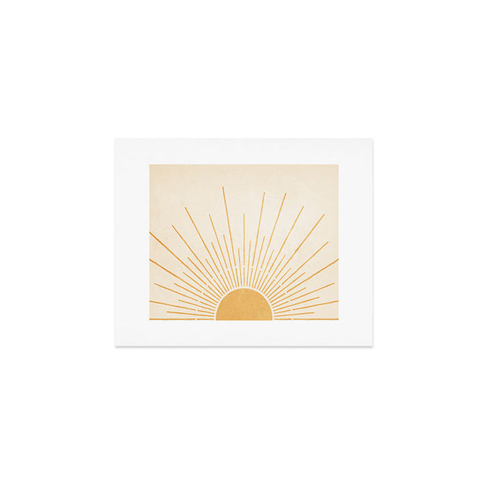 Boho Sun no. 5 Yellow Art Print Gallery Image 1