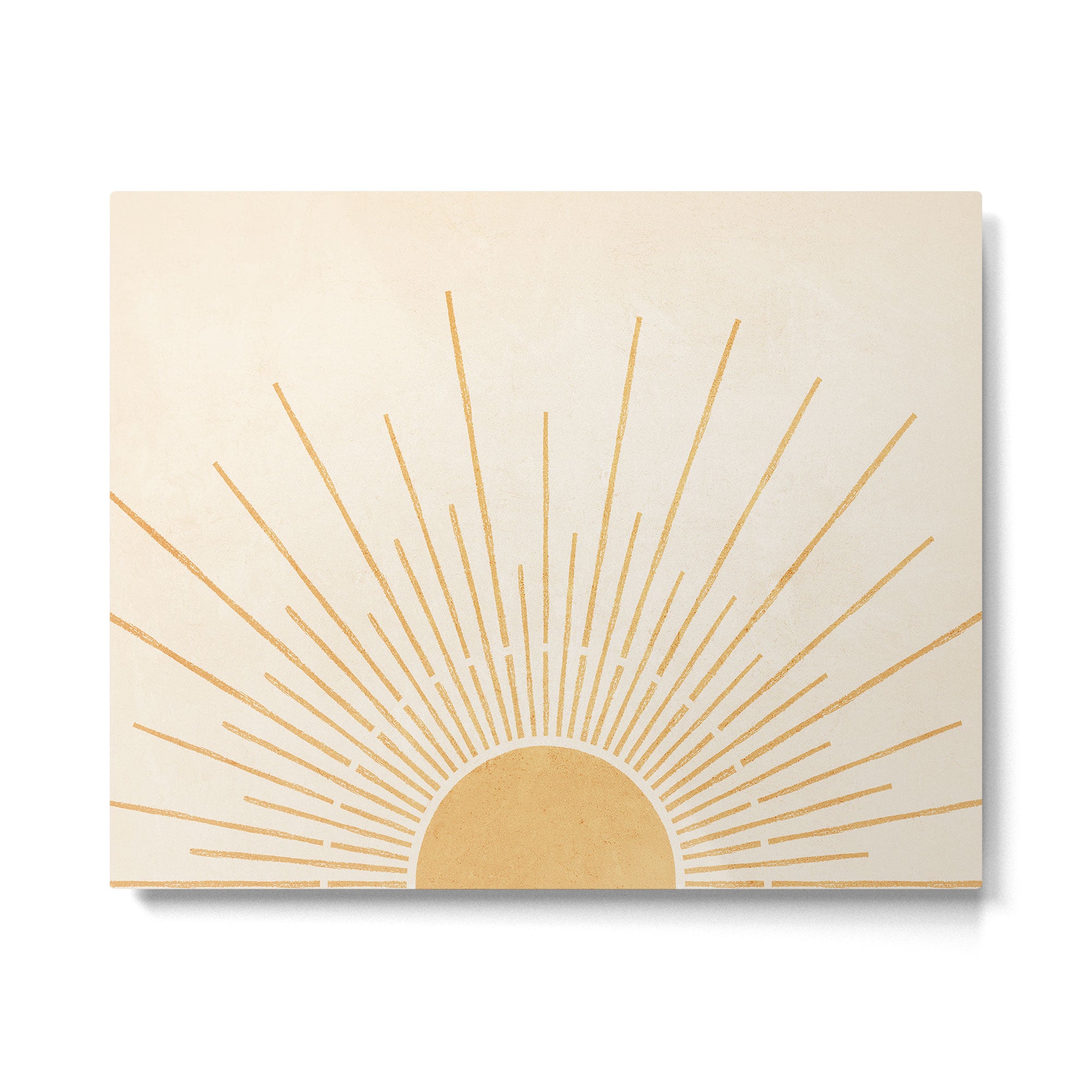 Boho Sun no. 5 Yellow Metal Print Gallery Image 4