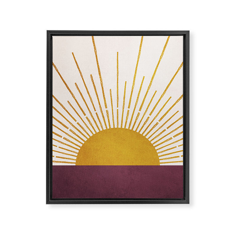 Marsala Sunset Framed Canvas Print Gallery Image 6