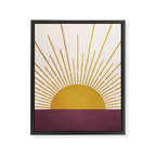 Marsala Sunset Framed Canvas Print Gallery Image 6