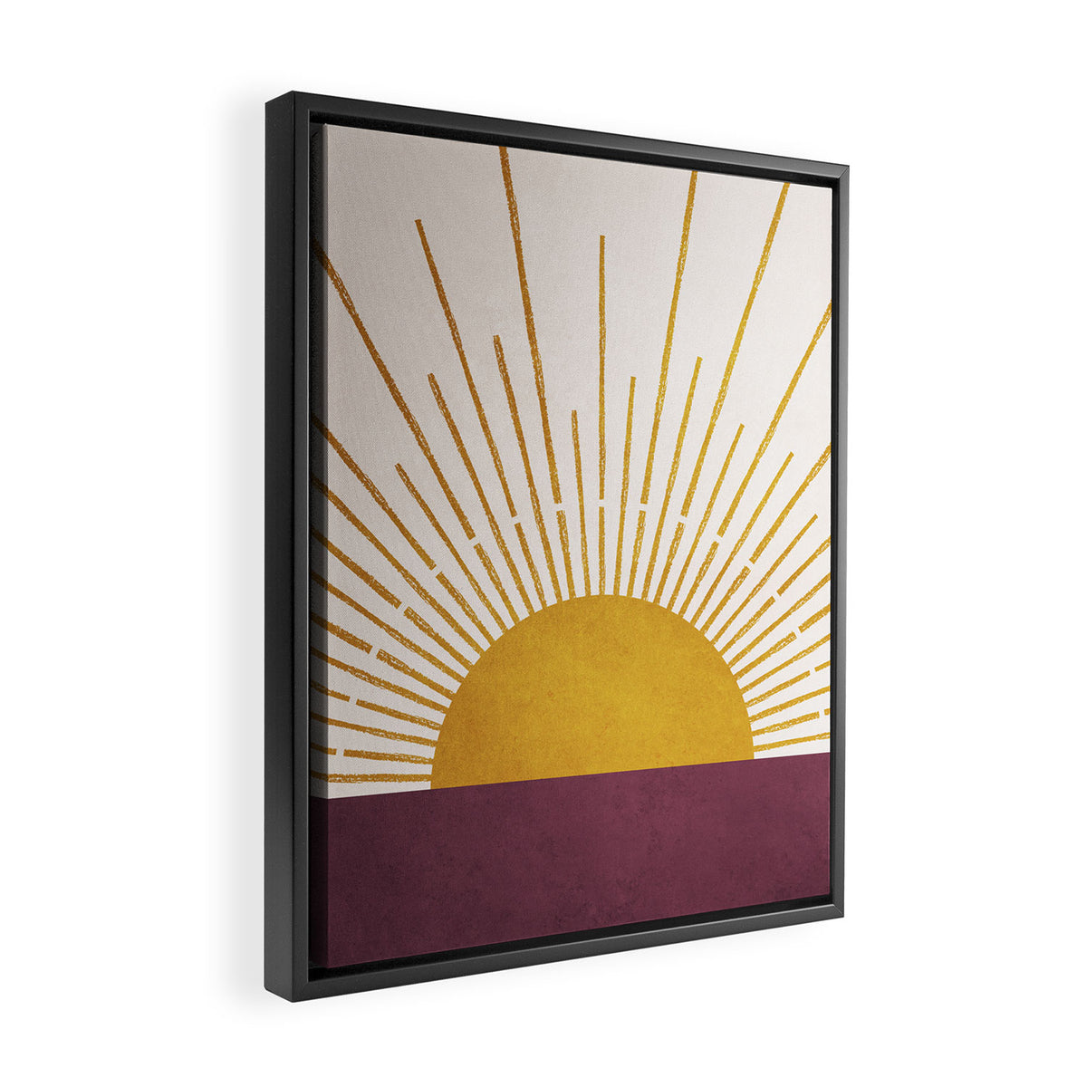 Marsala Sunset Framed Canvas Print Gallery Image 2