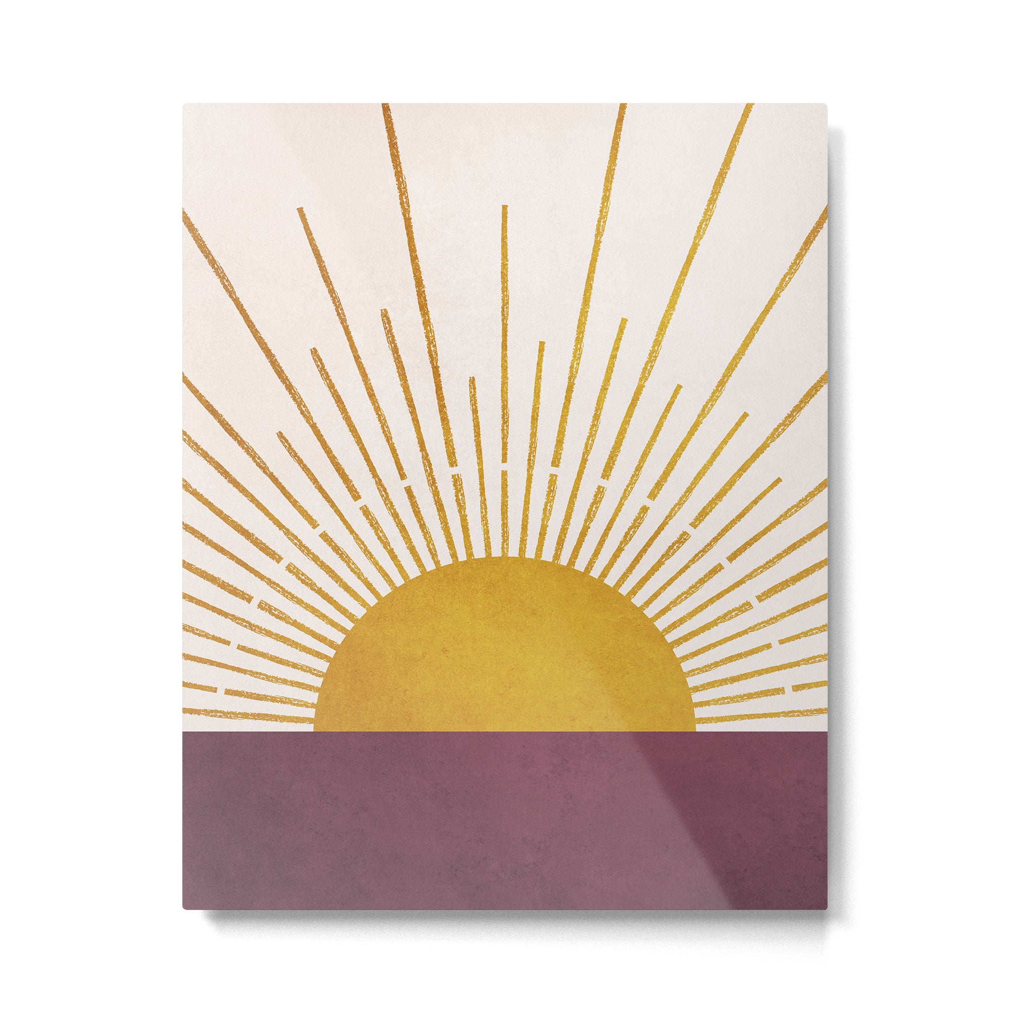 Marsala Sunset Metal Print Gallery Image 4