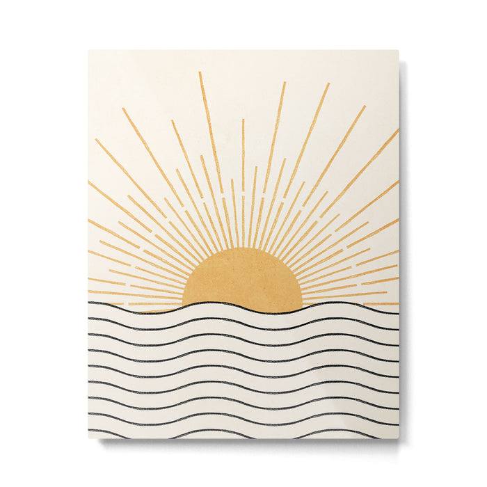 The Sun and The Sea Metal Print Gallery Image 1