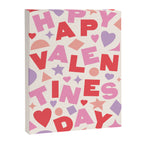 Abstract Happy Valentines Day Canvas Print Gallery Image 6