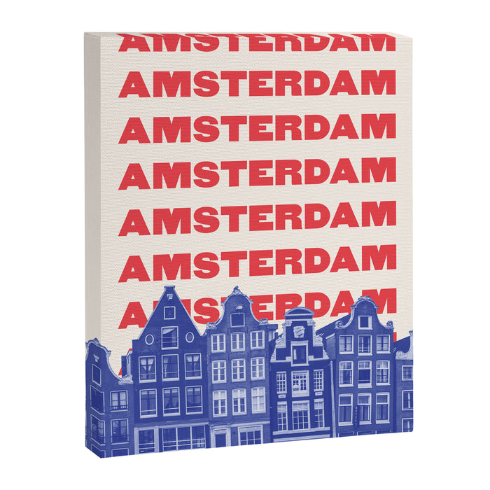 Amsterdam Canals Canvas Print Gallery Image 1