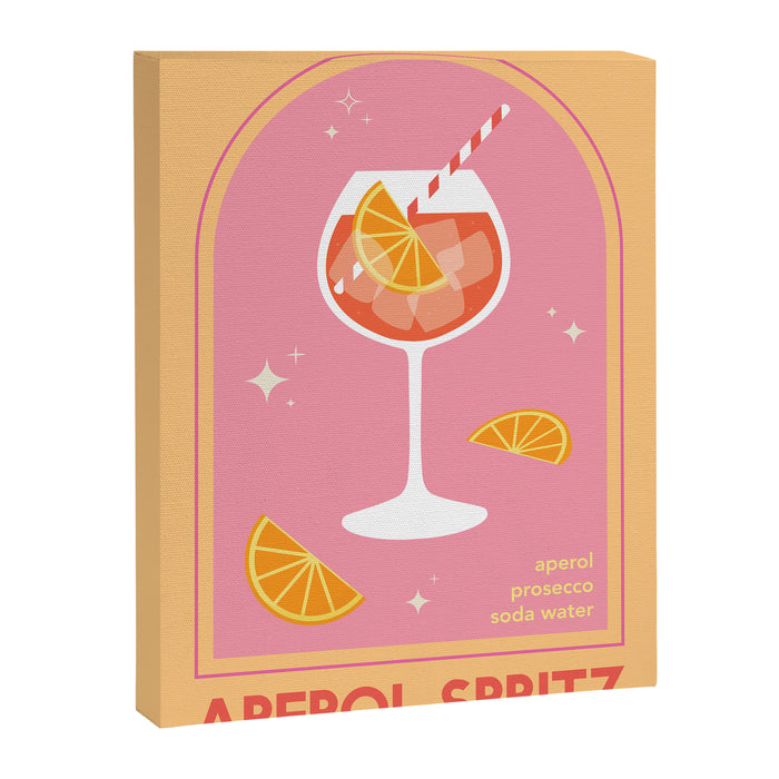 Aperol Spritz Cocktail Canvas Print Gallery Image 1