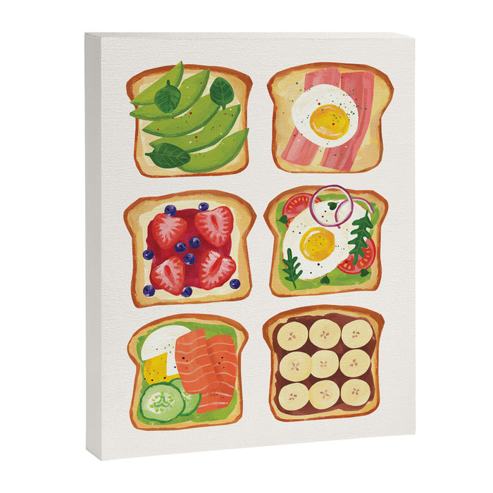 Avocado Toast Canvas Print Gallery Image 1
