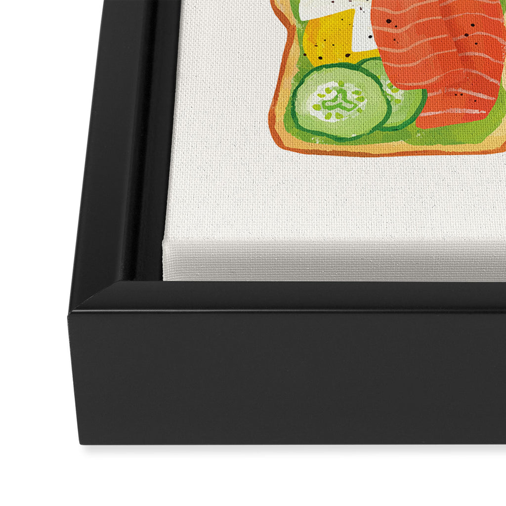 Avocado Toast Framed Canvas Print Gallery Image 3