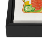 Avocado Toast Framed Canvas Print Gallery Image 3