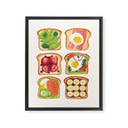 Avocado Toast Framed Canvas Print Gallery Image 6