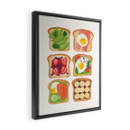 Avocado Toast Framed Canvas Print Gallery Image 2