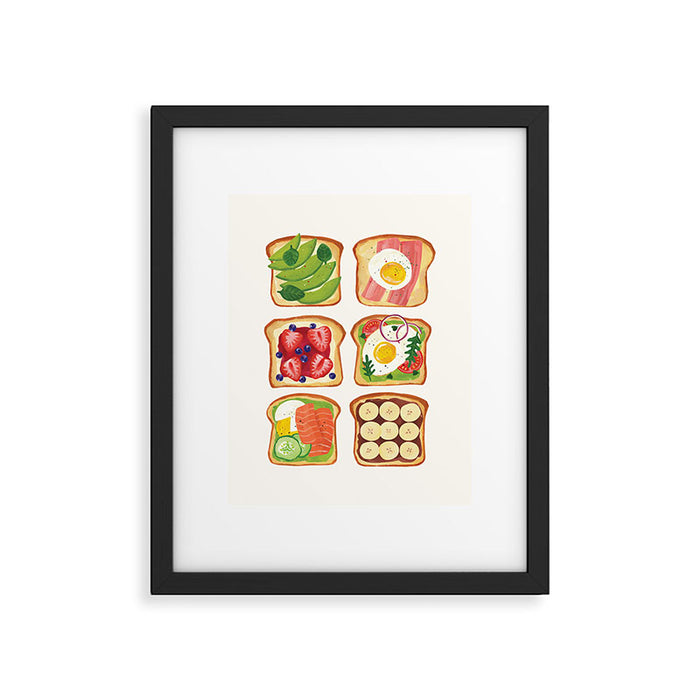 Avocado Toast Framed Art Print Gallery Image 1