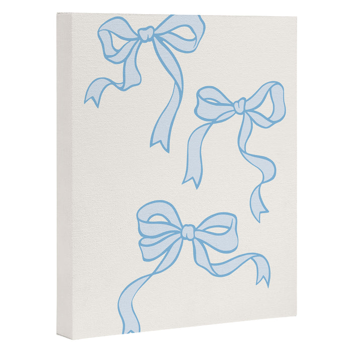 Blue Bows Canvas Print Gallery Image 1