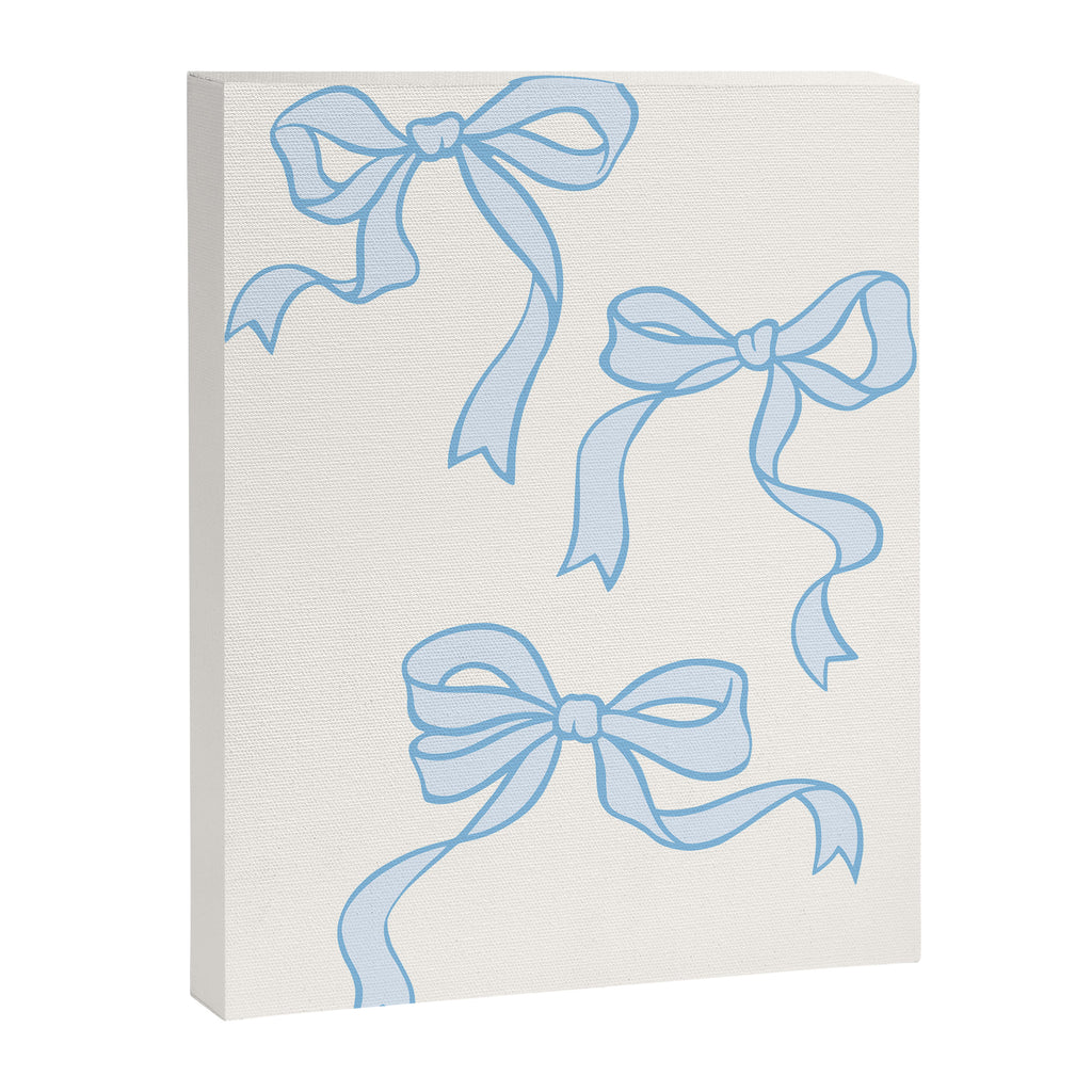 Blue Bows Canvas Print Gallery Image 6