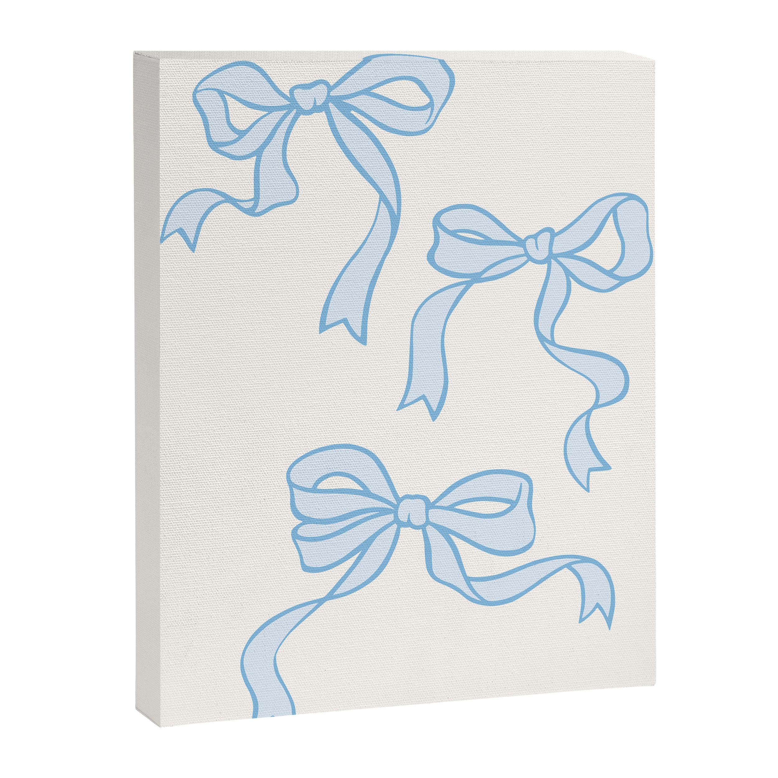 Blue Bows Canvas Print Gallery Image 6