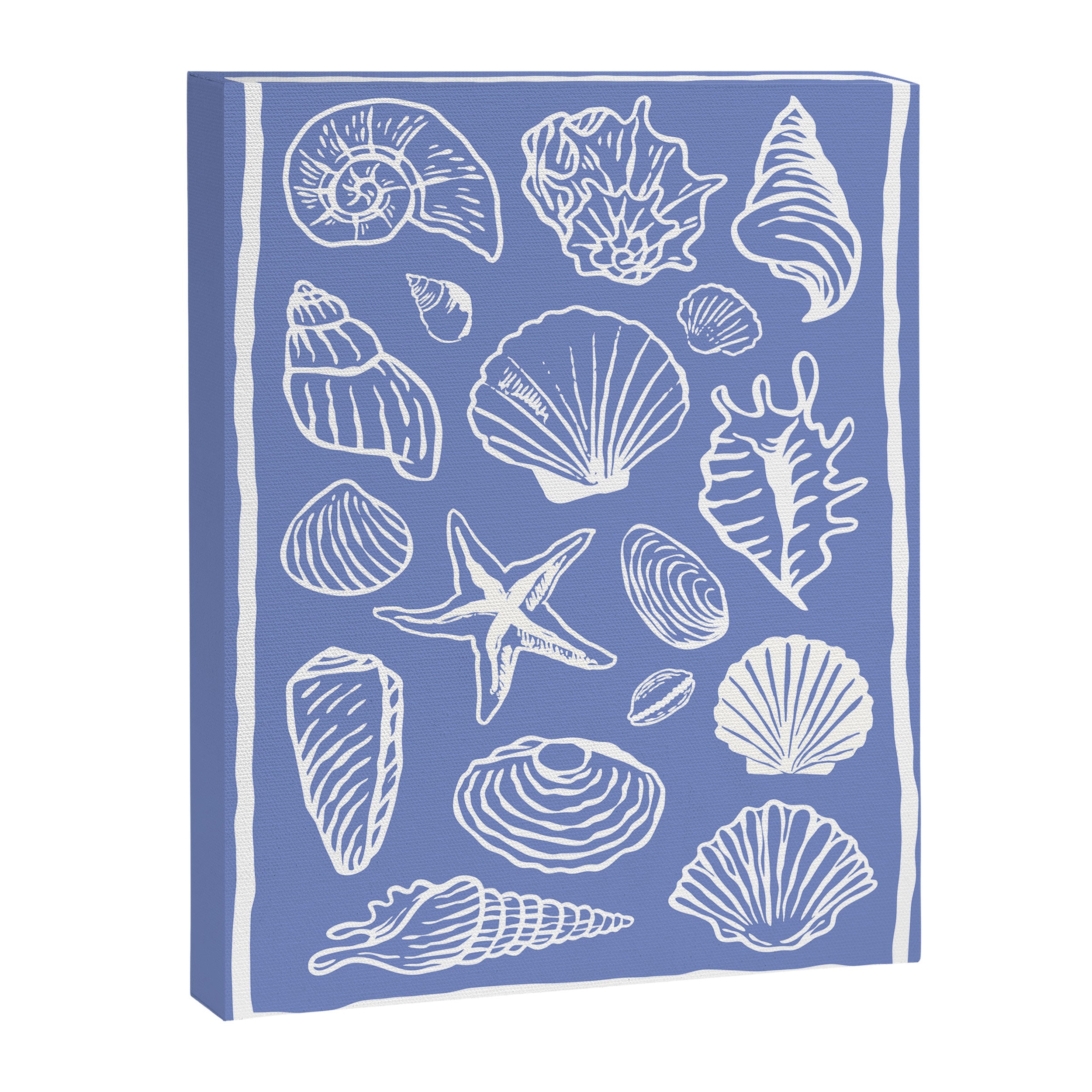 Blue Seashells Canvas Print Gallery Image 6