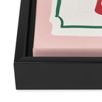 Candy Cane Bow Framed Canvas Print Gallery Image 3