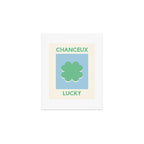 Chanceux Lucky Clover Art Print Gallery Image 1