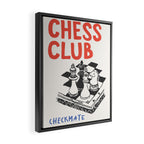 Chess Club Framed Canvas Print Gallery Image 2