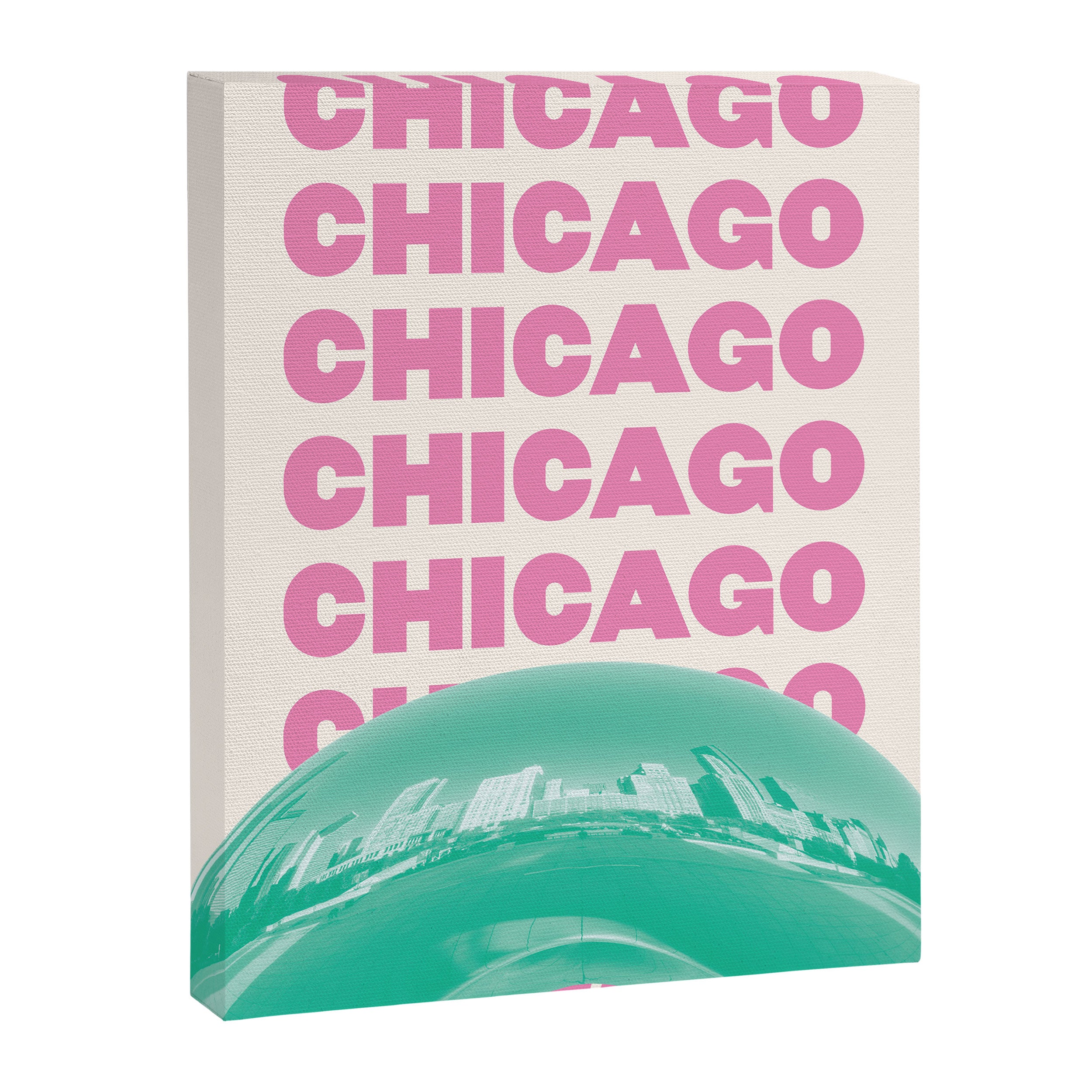 Chicago Bean Canvas Print Gallery Image 6