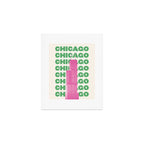 Chicago Willis Tower Green Art Print Gallery Image 1