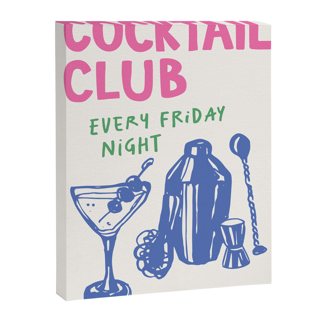 Cocktail Club Canvas Print Gallery Image 6