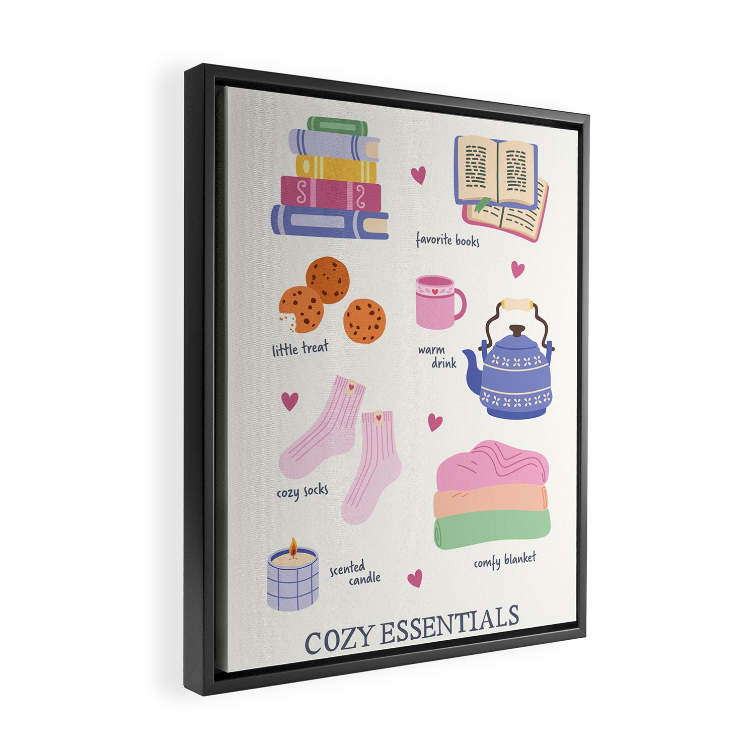 Cozy Essentials Framed Canvas Print Gallery Image 2