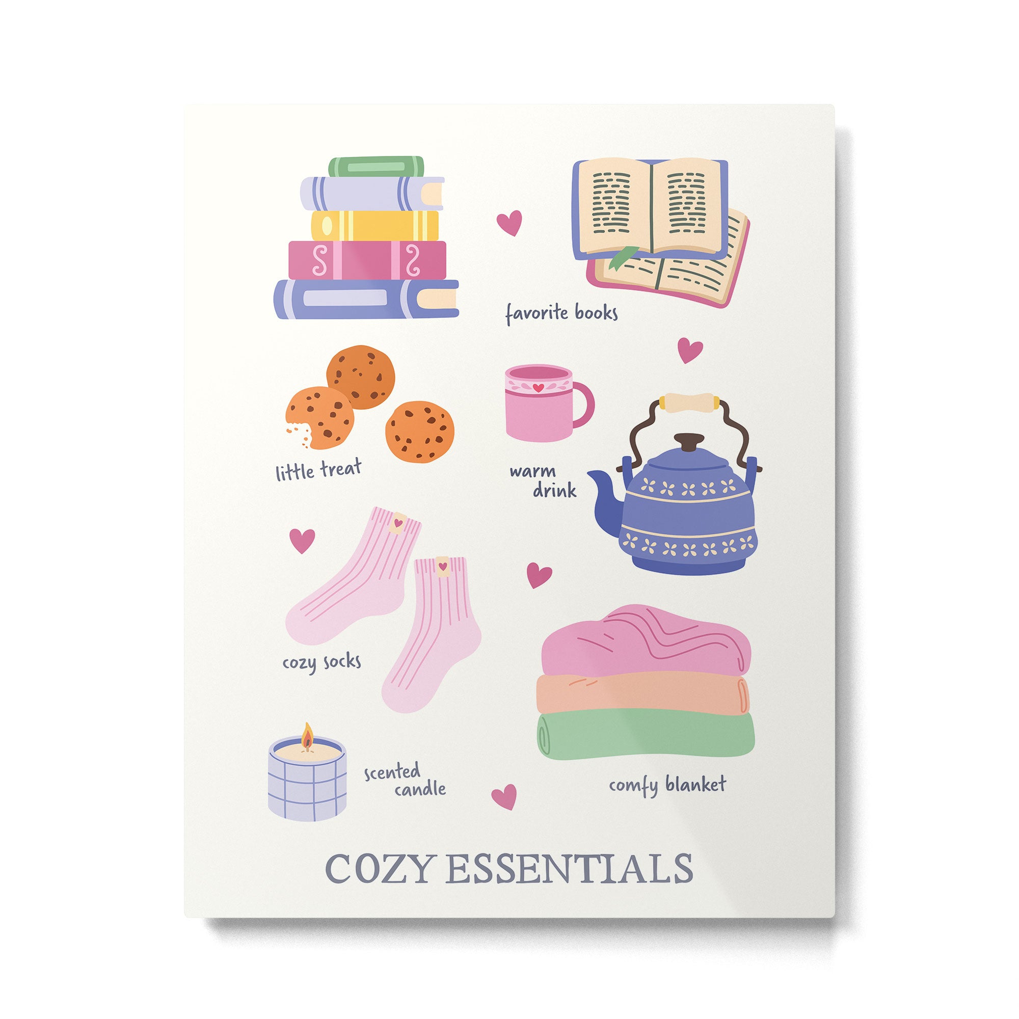 Cozy Essentials Metal Print Gallery Image 4