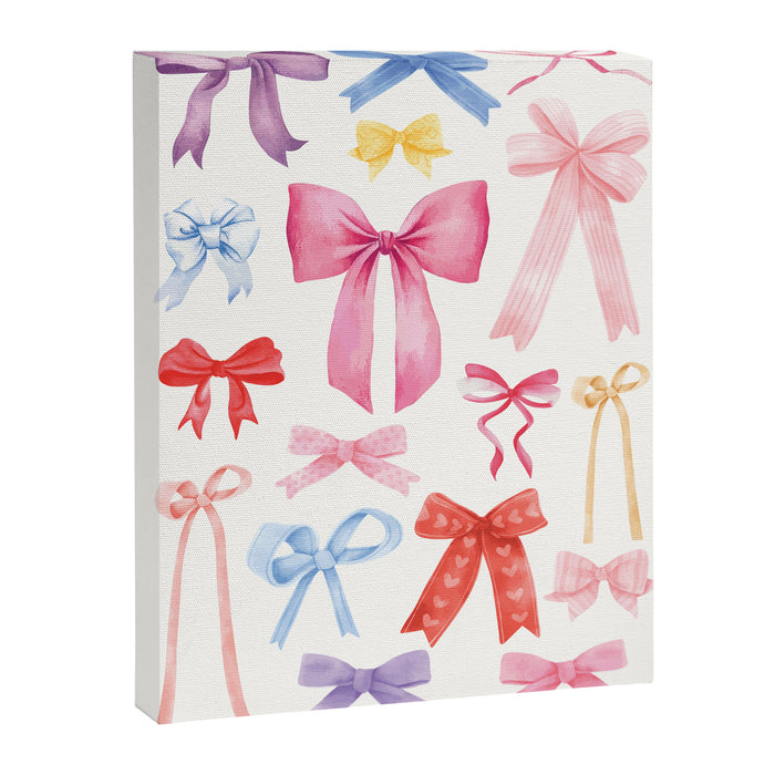 Cute Bows & Ribbons Canvas Print Gallery Image 1