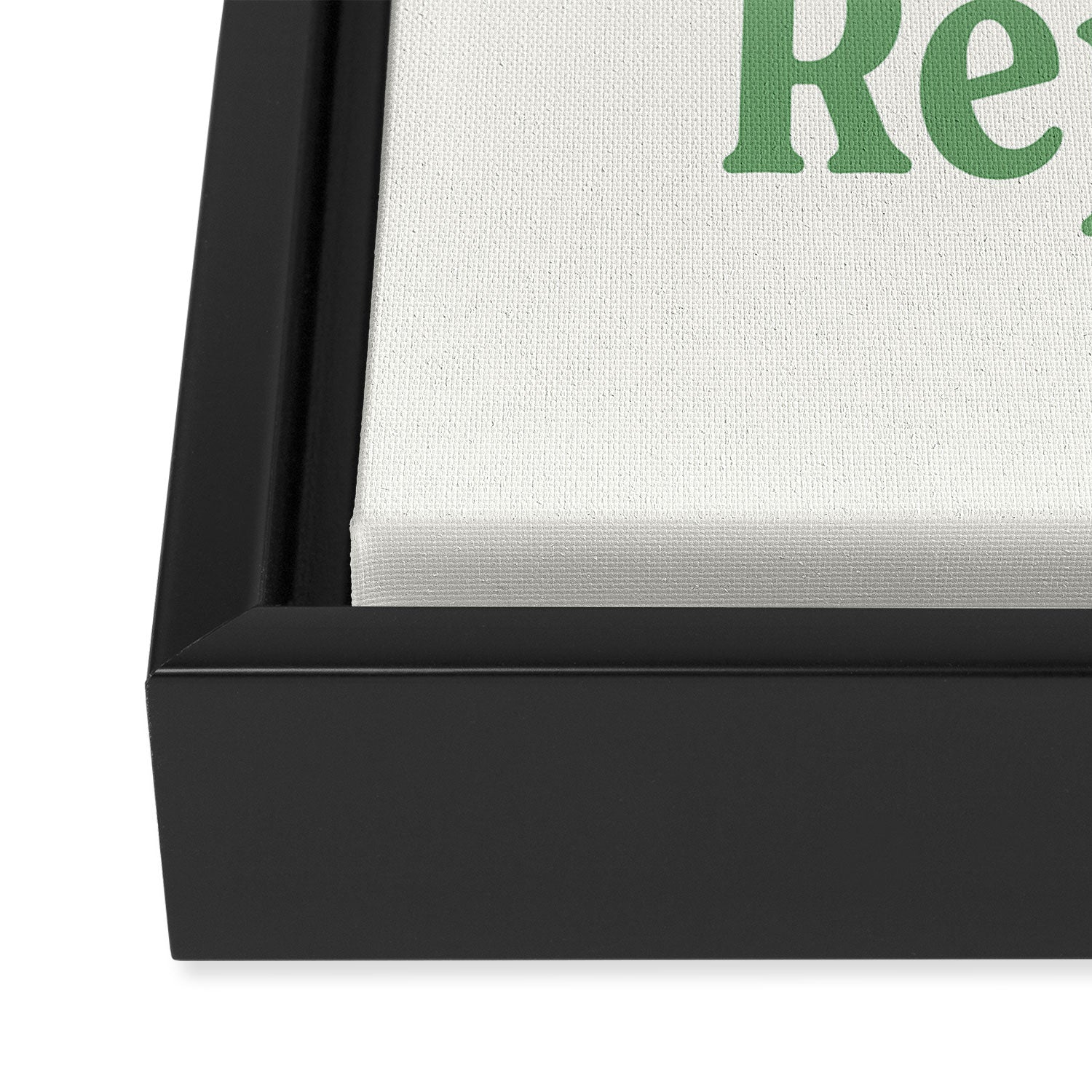 Eat Sleep Read Repeat Green Framed Canvas Print Gallery Image 3