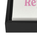 Eat Sleep Read Repeat Pink Framed Canvas Print Gallery Image 3
