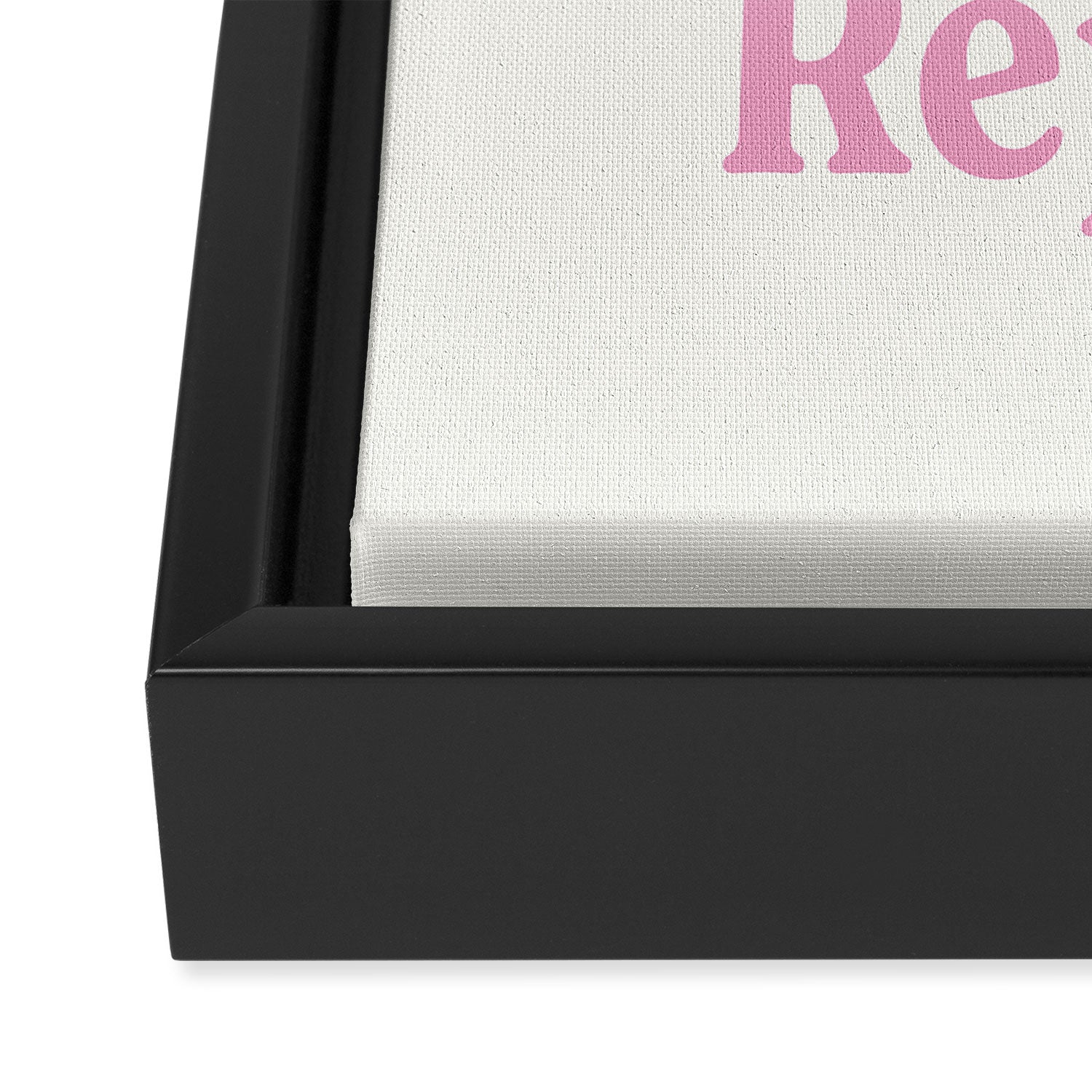 Eat Sleep Read Repeat Pink Framed Canvas Print Gallery Image 3