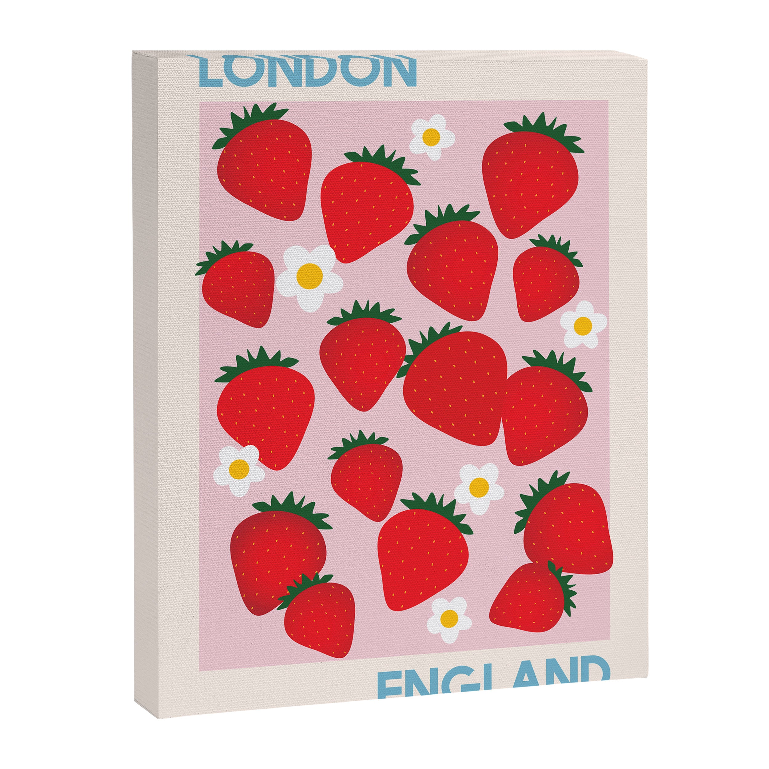 Fruit Market London England Strawberries Canvas Print Gallery Image 6