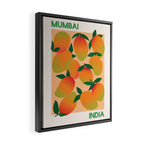 Fruit Market Mumbai India Mangoes Framed Canvas Print Gallery Image 2