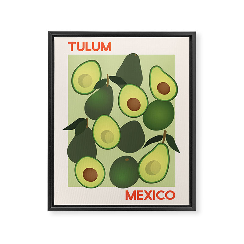 Fruit Market Tulum Mexico Avocados Framed Canvas Print Gallery Image 6