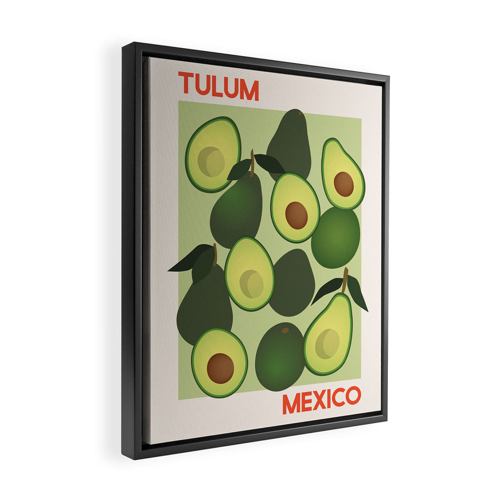 Fruit Market Tulum Mexico Avocados Framed Canvas Print Gallery Image 2