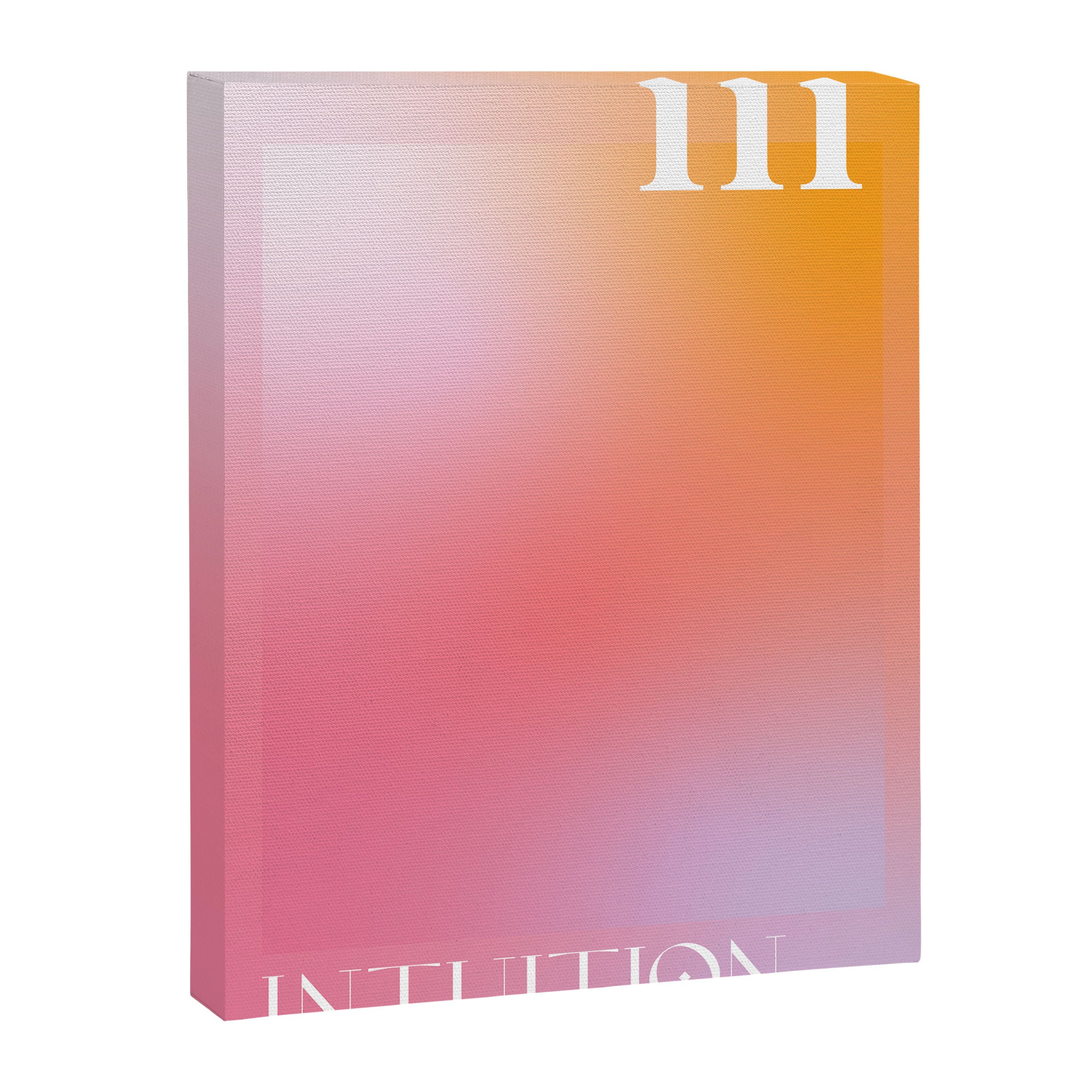 Gradient Angel Number 111 Intuition Canvas Print Gallery Image 6