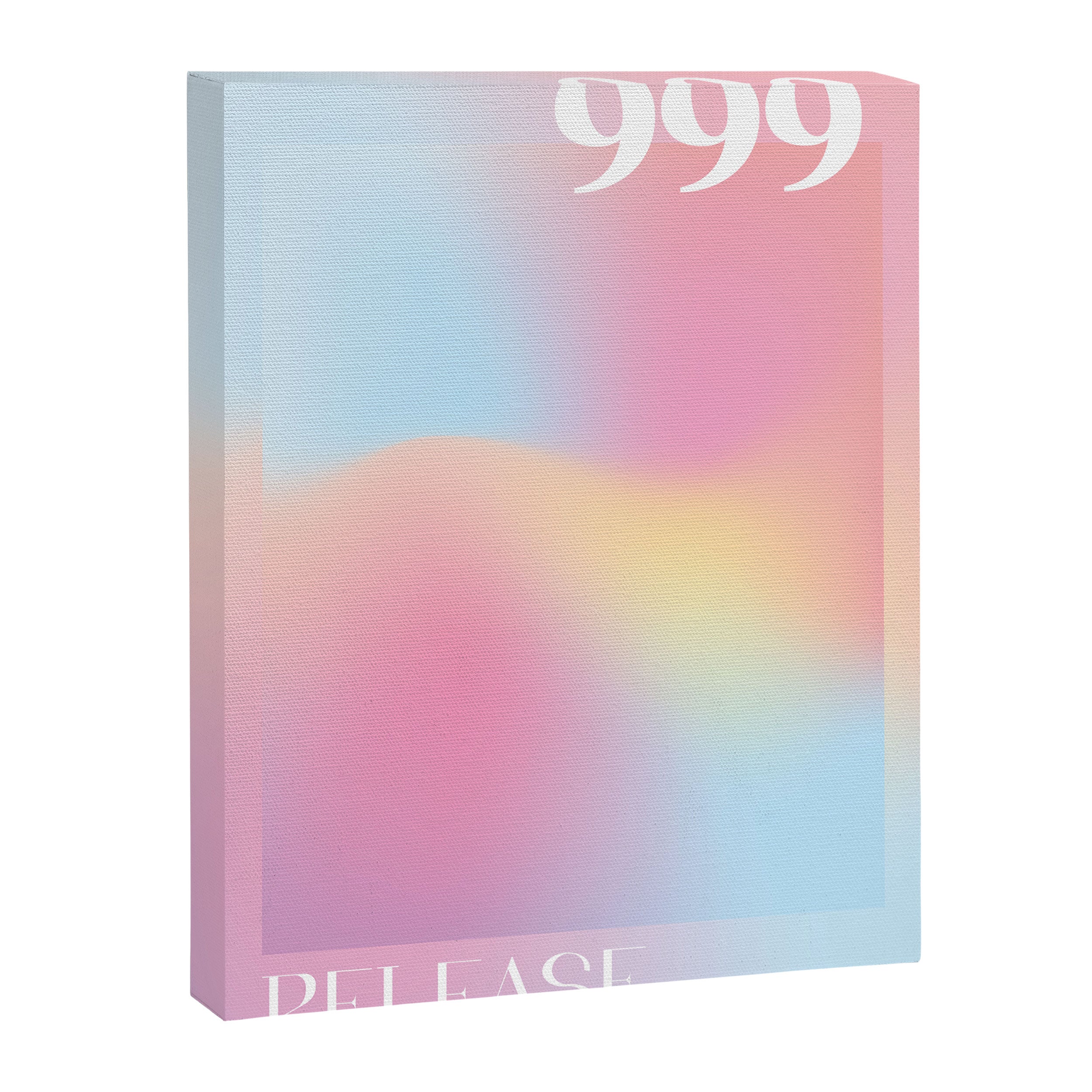 Gradient Angel Number 999 Release Canvas Print Gallery Image 6