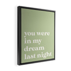 Green Dream Framed Canvas Print Gallery Image 2