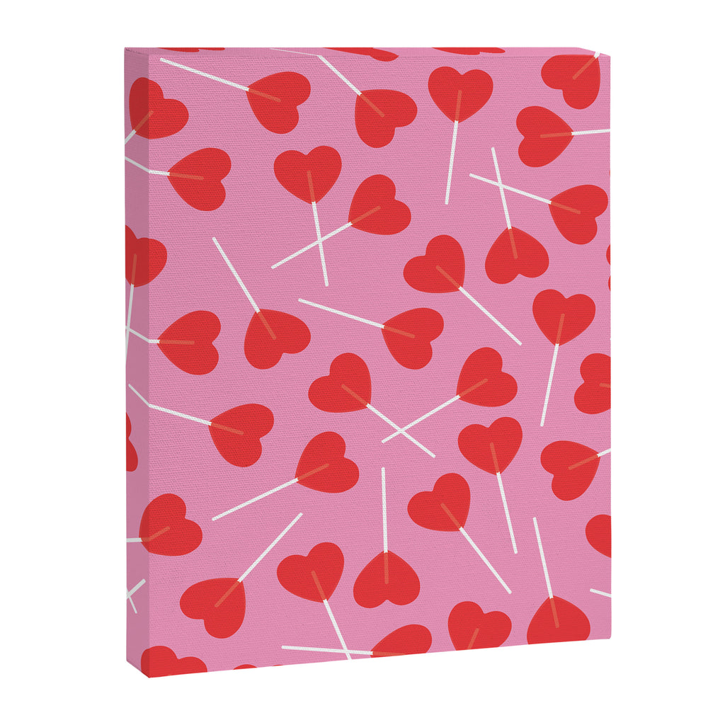 Heart Lollipops Canvas Print Gallery Image 6