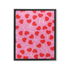 Heart Lollipops Framed Canvas Print Gallery Image 6
