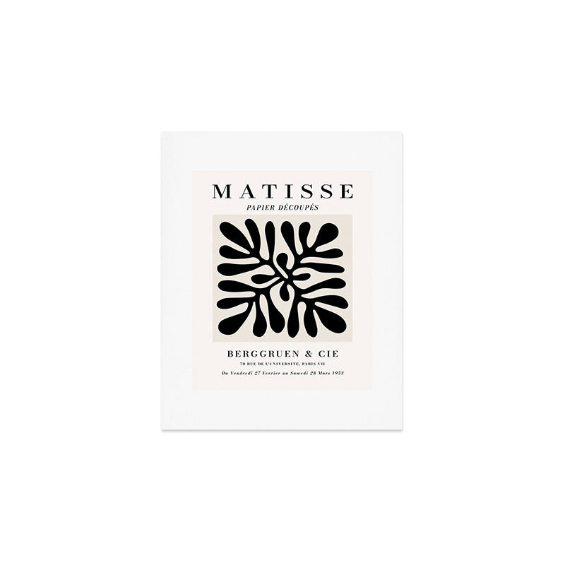 Henri Matisse Black Paper Cut Outs Exhibition Art Print Gallery Image 1