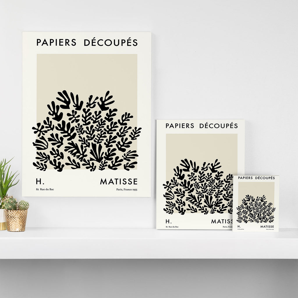 Henri Matisse Paper Cut Outs Exhibition Canvas Print Gallery Image 3