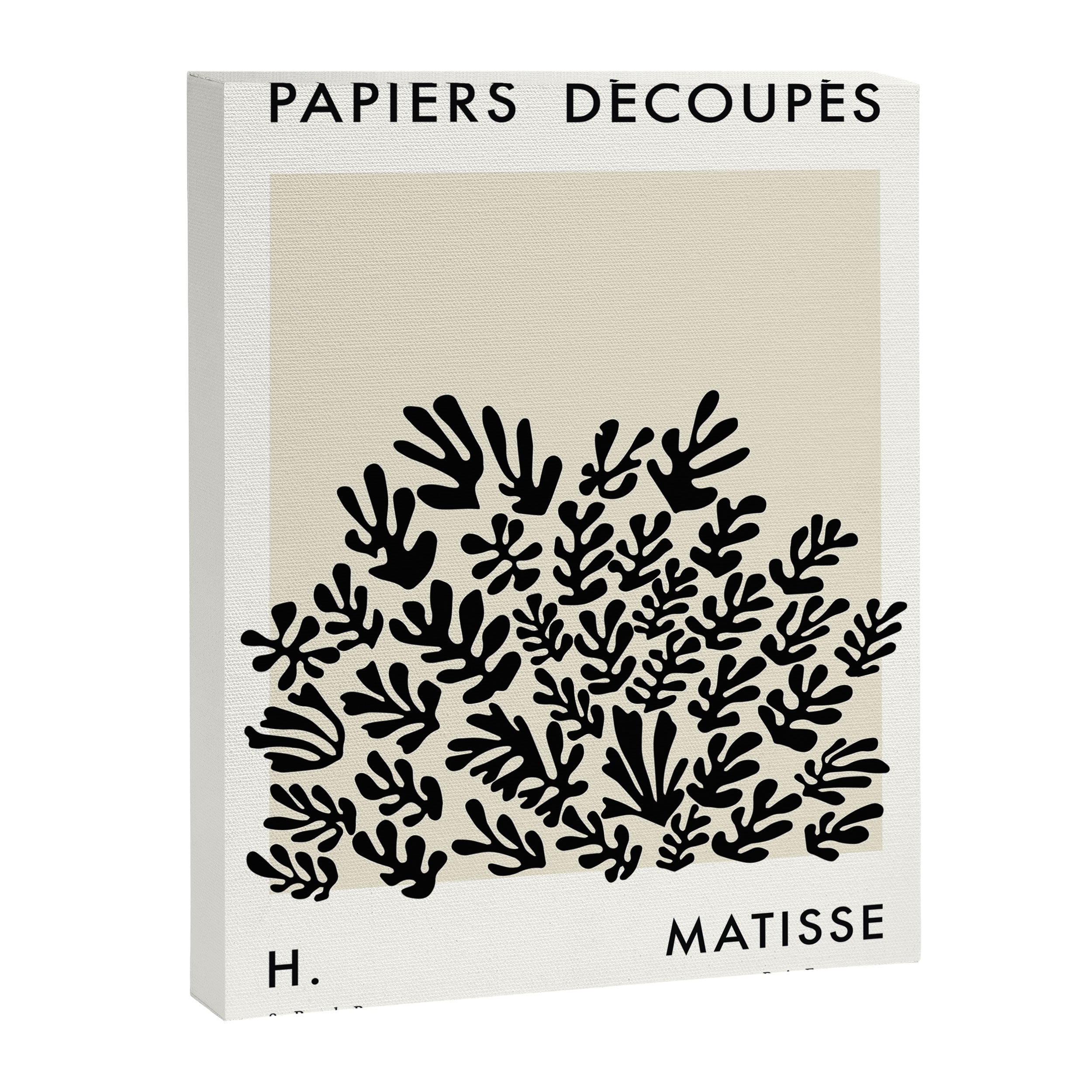 Henri Matisse Paper Cut Outs Exhibition Canvas Print Gallery Image 3