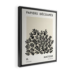 Henri Matisse Paper Cut Outs Exhibition Framed Canvas Print Gallery Image 2