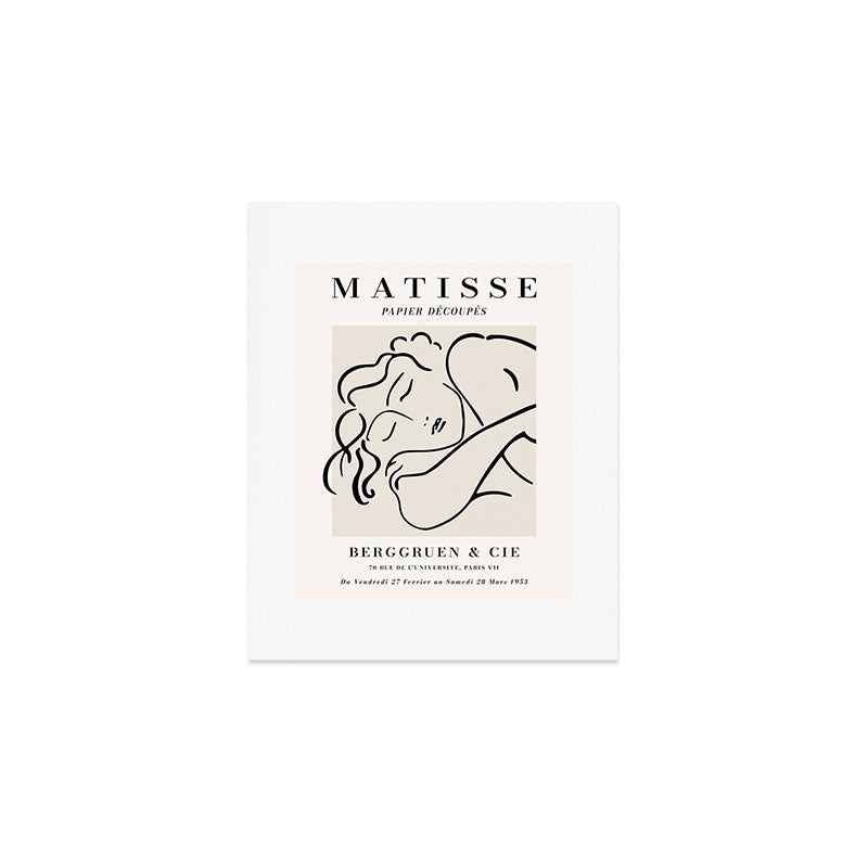Henri Matisse Woman Sleeping Sketch Art Print Gallery Image 1